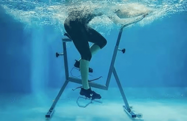 underwater exercise bike