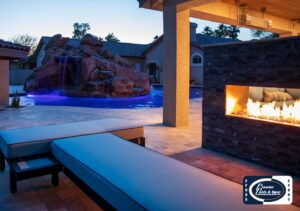 Inground Pool Fire Features By Premier Pools & Spas